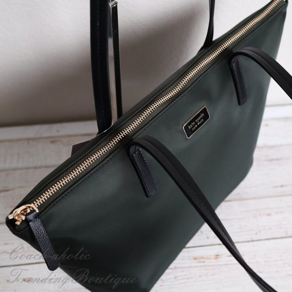 NWT Kate Spade Hayden Top Zip Nylon Tote - Picture 9 of 11